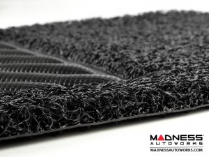 Alfa Romeo Tonale Floor Mats - All Weather - Rubber Woven Carpet - Front Set - Black 